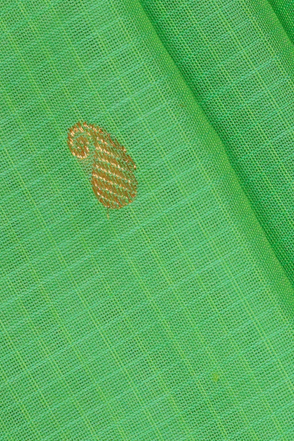 Gadwal Silk Cotton Light Green Saree