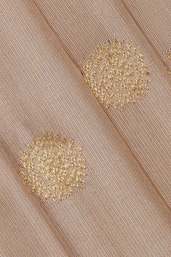 Image of Gadwal Silk Cream Saree