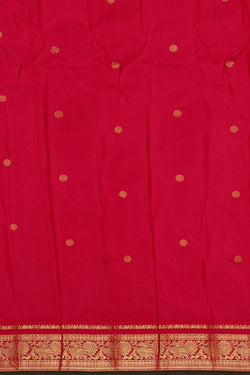 Image of Gadwal Silk Cream Saree