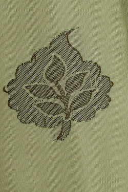 Image of Gadwal Silk Cream Yellow Saree
