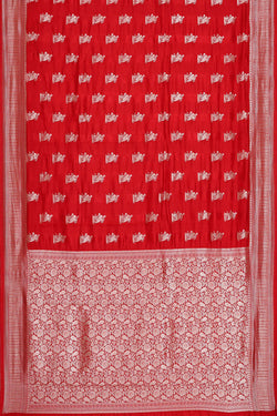 Image of Red Silk Saree