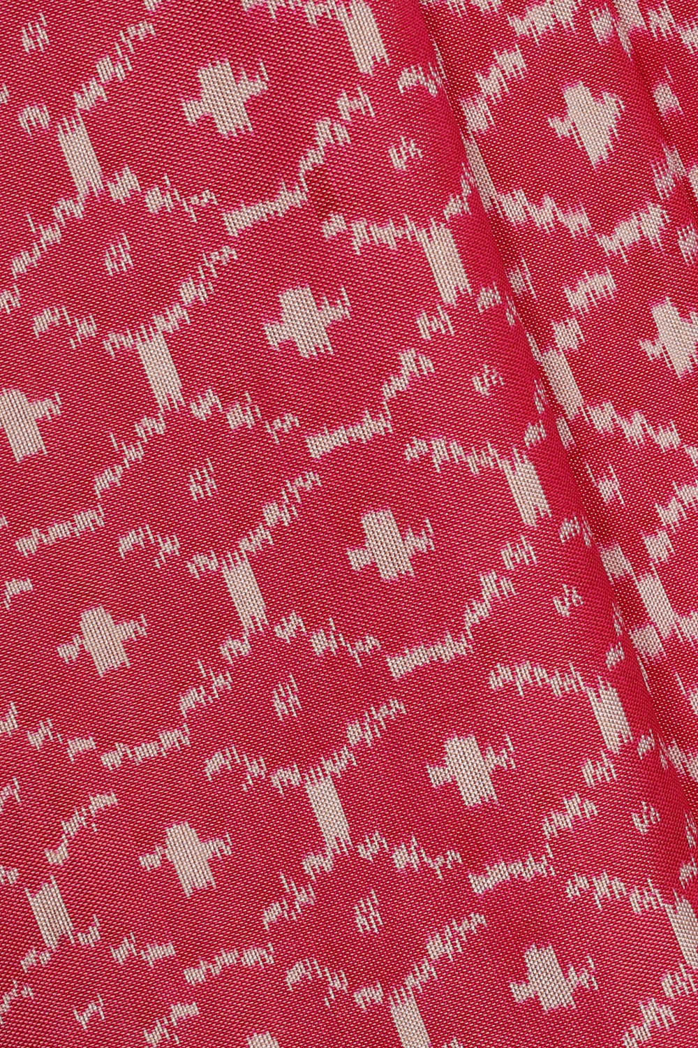 Image of Ikat Light Red Saree