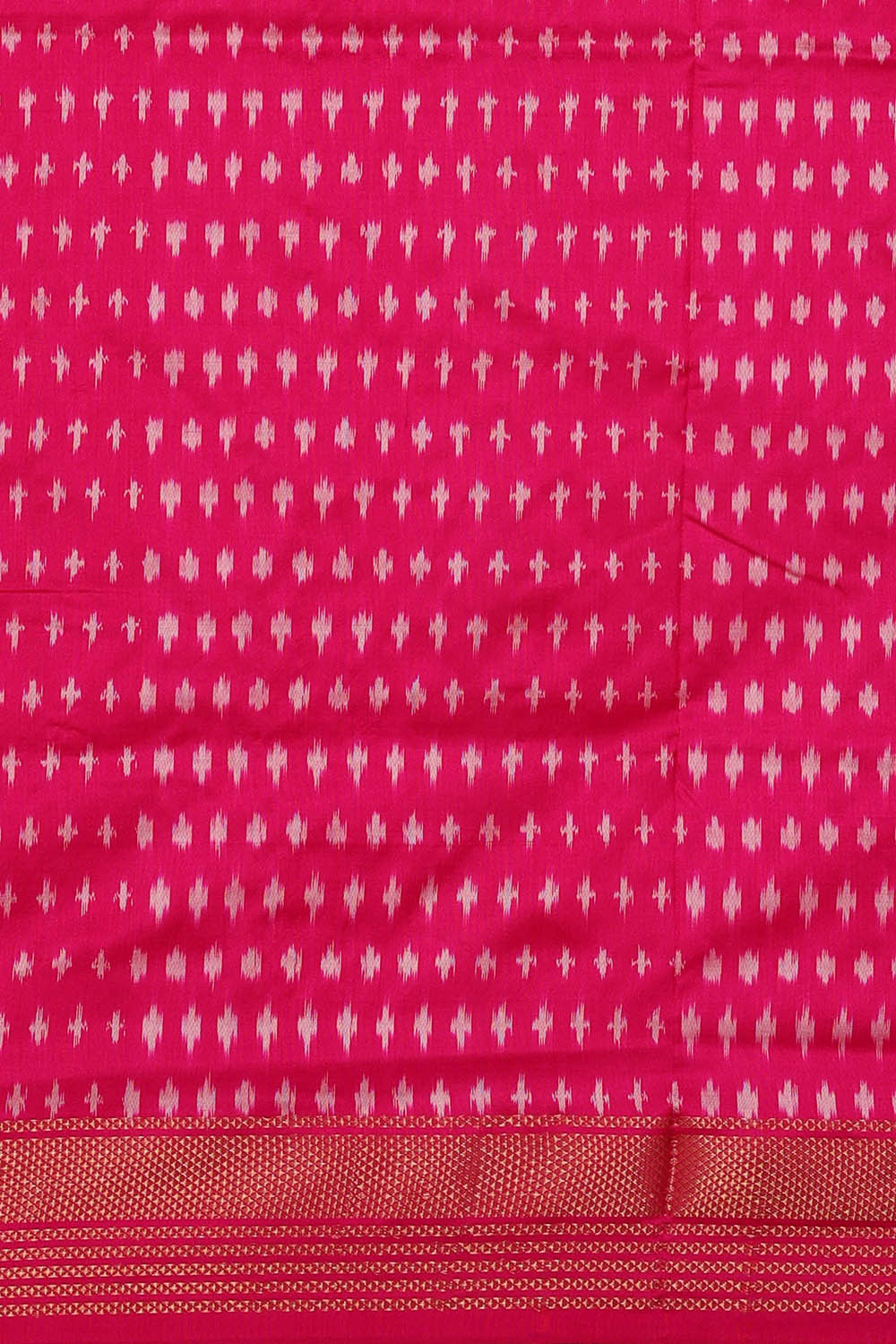 Ikat Light Red Saree