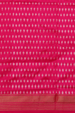 Image of Ikat Light Red Saree