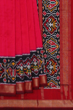 Image of Ikat Light Red Saree