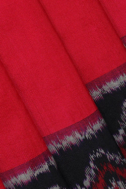 Image of Ikat Light Red Saree