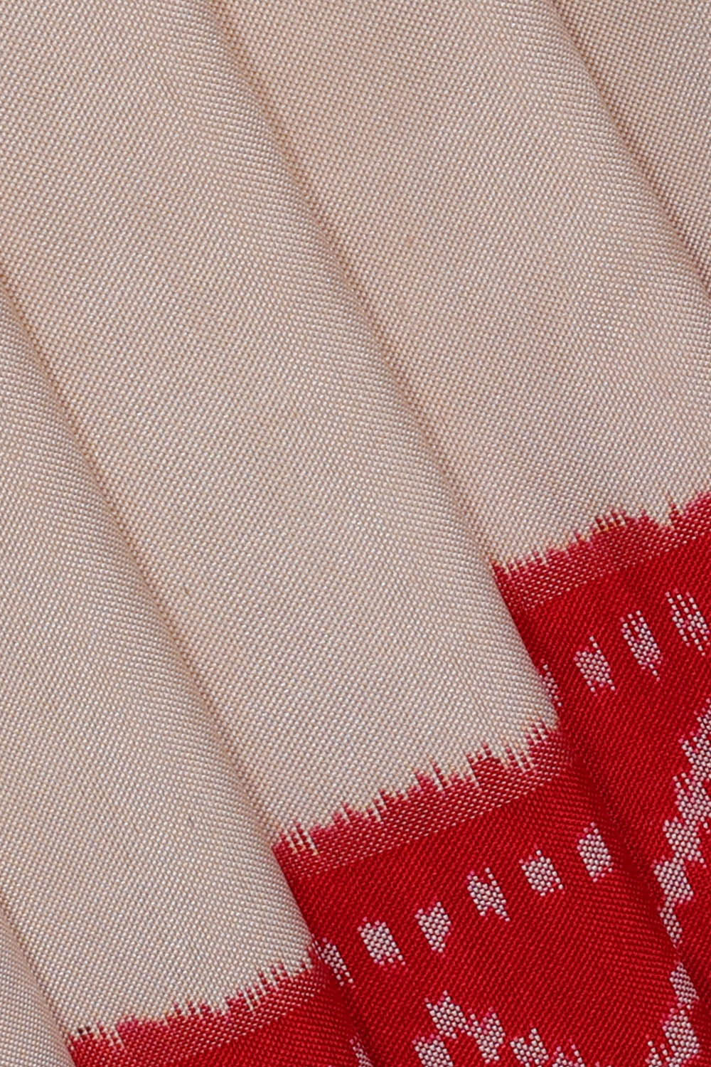Image of Ikat Cream Saree