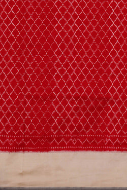 Image of Ikat Cream Saree