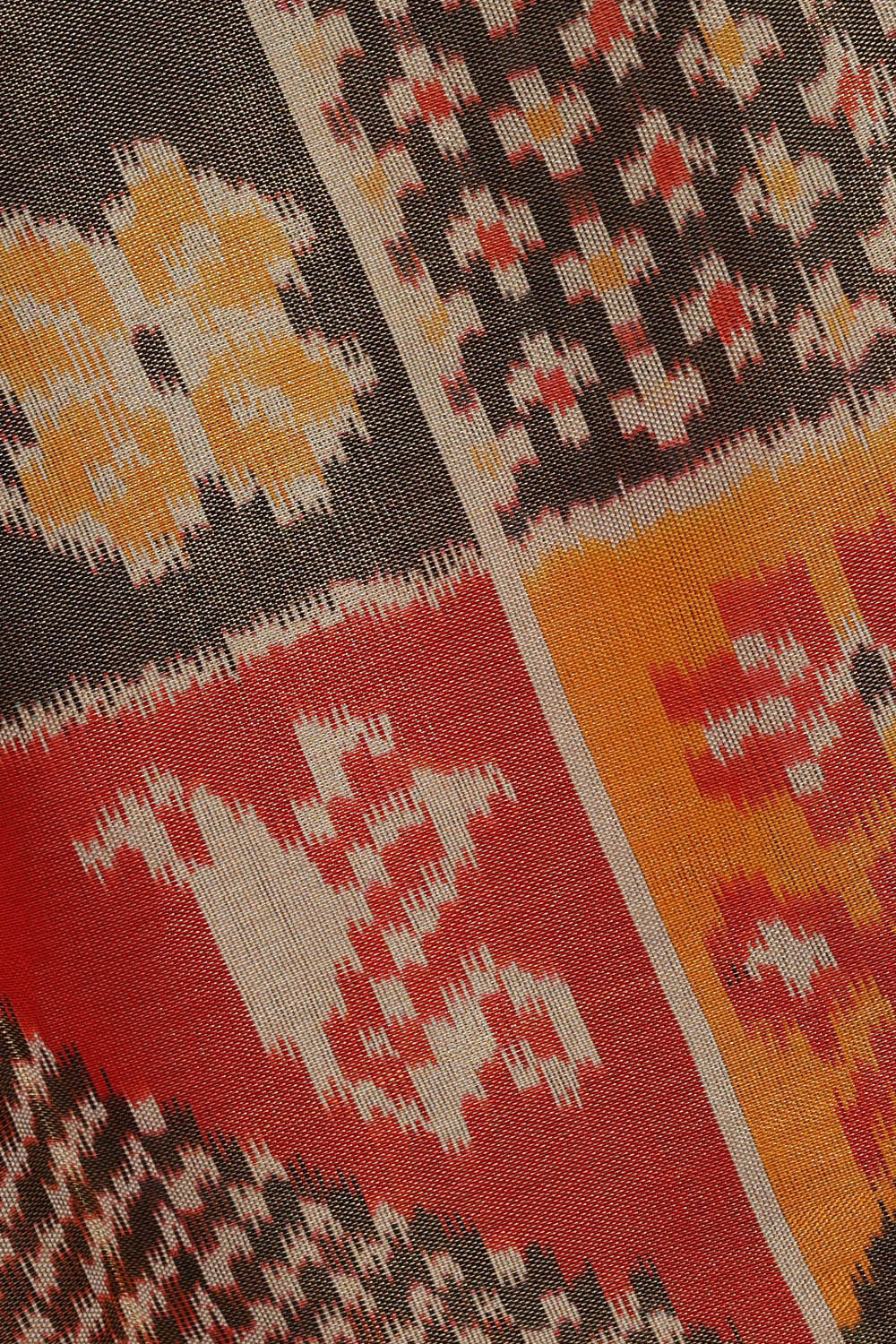 Image of Ikat Multicolour Saree