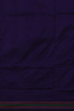 Image of Ikat Navy Blue Saree