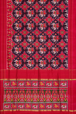 Image of Twill Patola Violet Saree