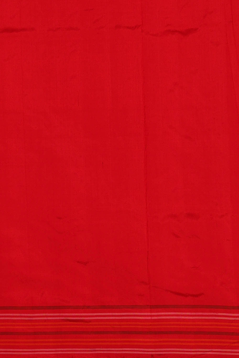 Patola Cream-Red Saree