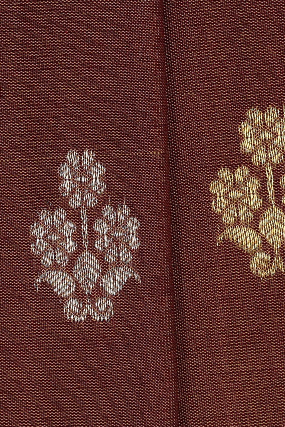 Ikat Brown Saree