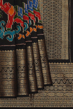 Image of Ikat Multicolour Saree