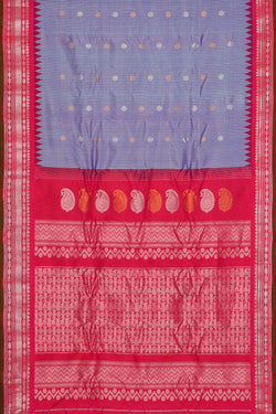 Image of Gadwal Silk Lavender Saree