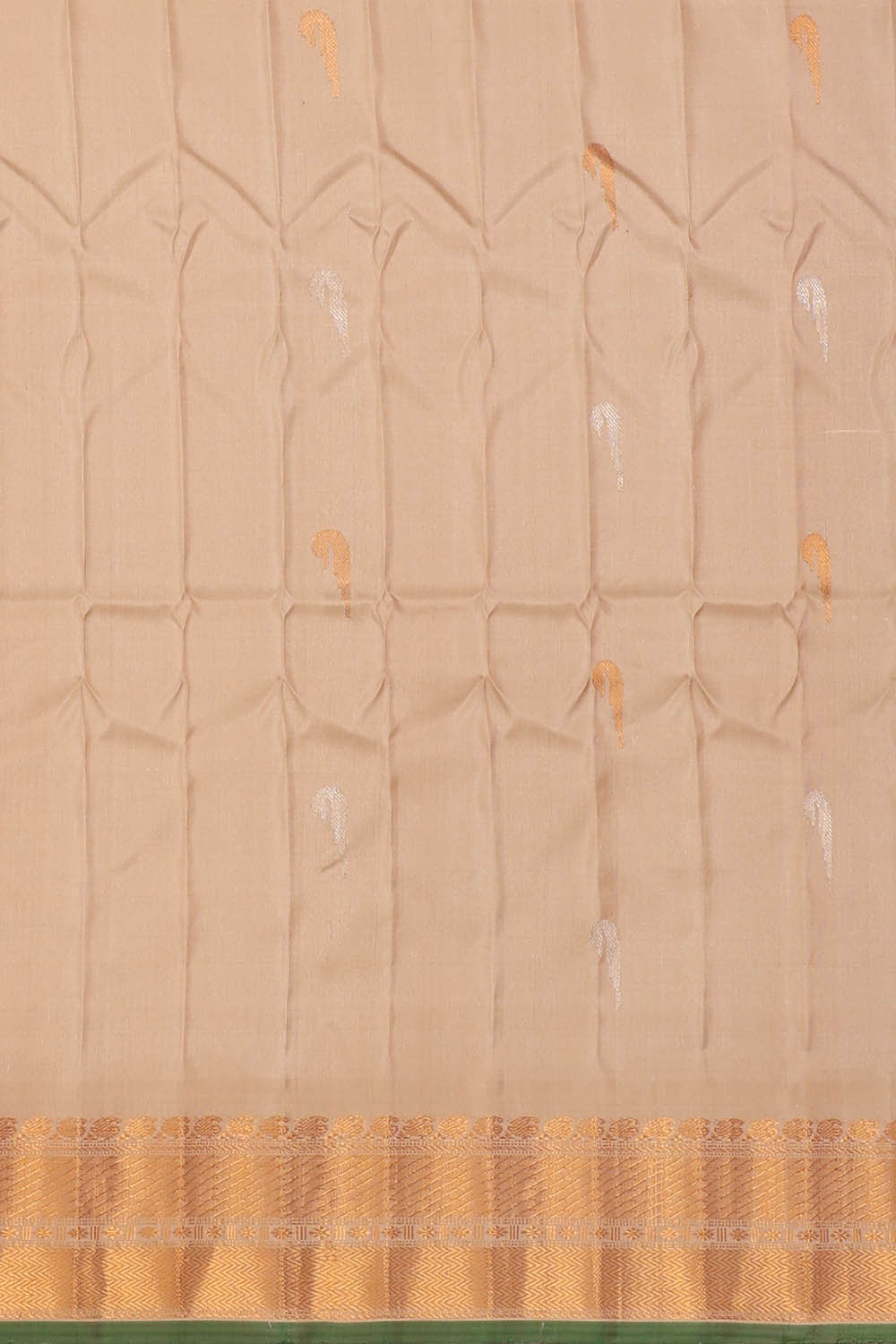 Image of Gadwal Silk Magenta Saree