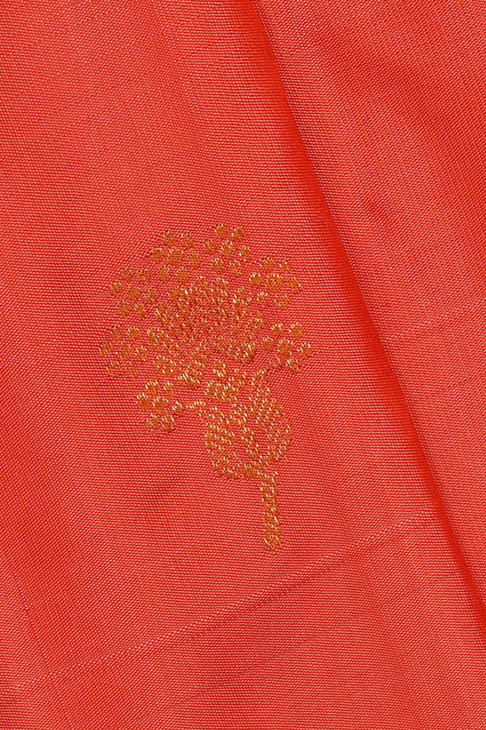 Gadwal Silk Peach Saree