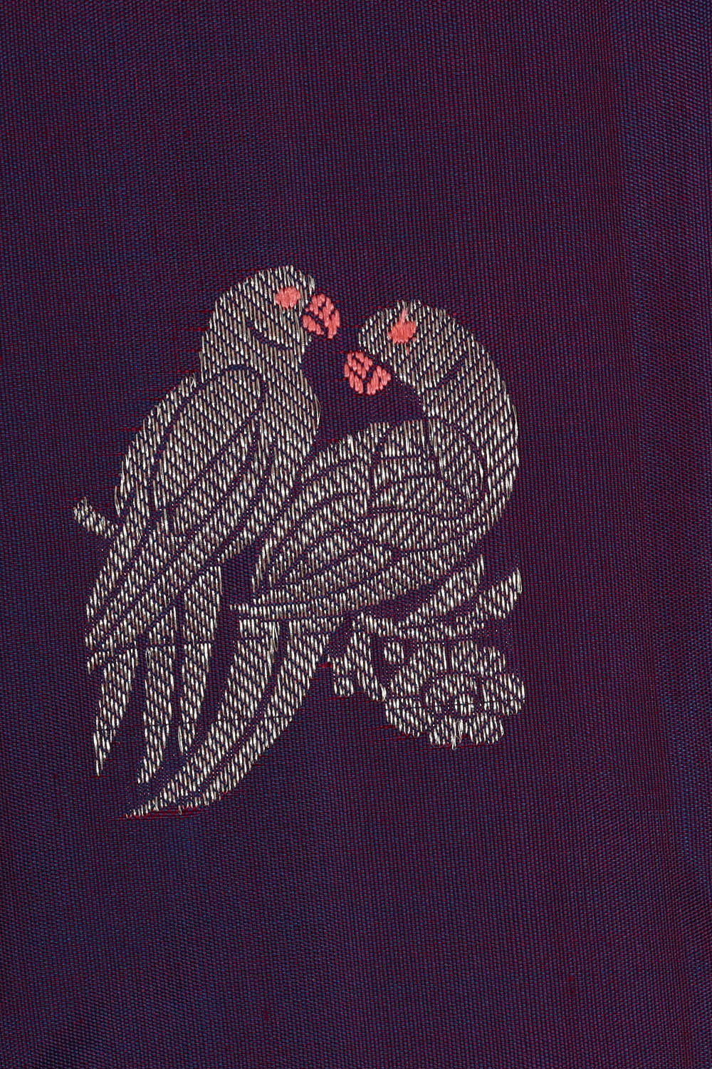 Gadwal Silk Violet Saree