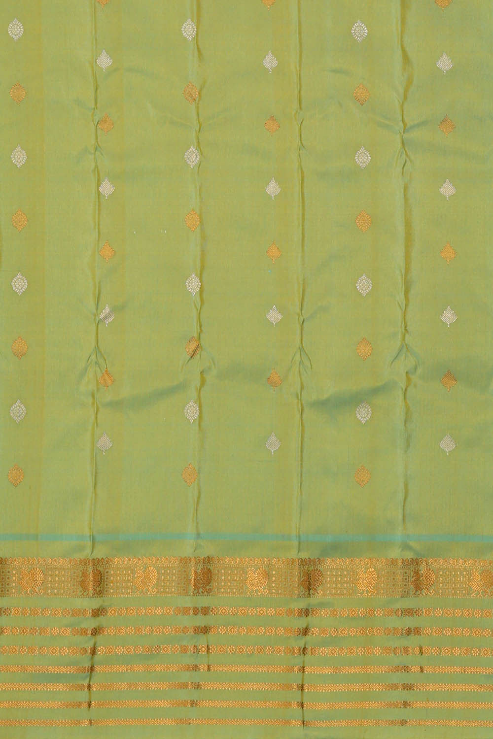 Gadwal Silk Violet Saree