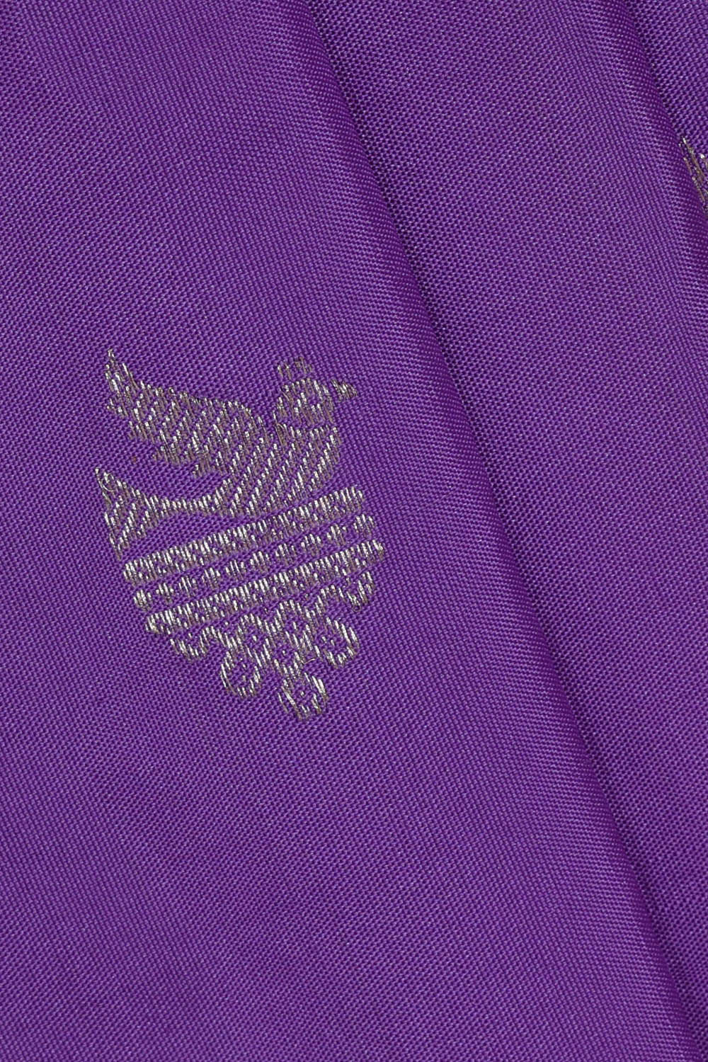 Image of Gadwal Silk Lavender Saree
