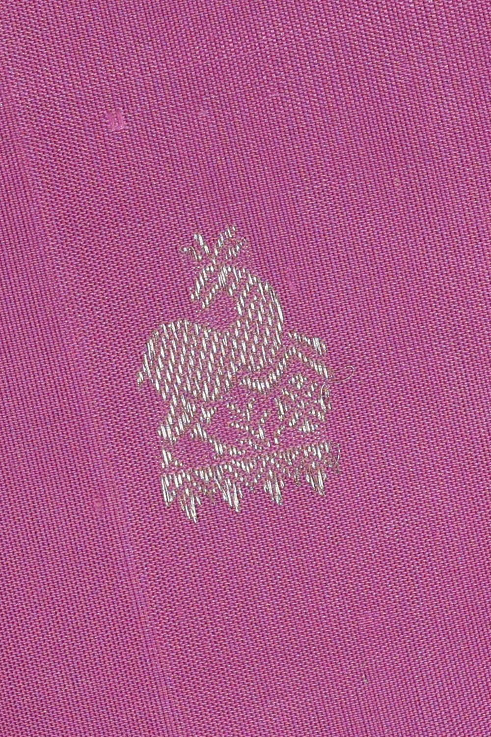 Image of Gadwal Silk Lavender Pink Saree