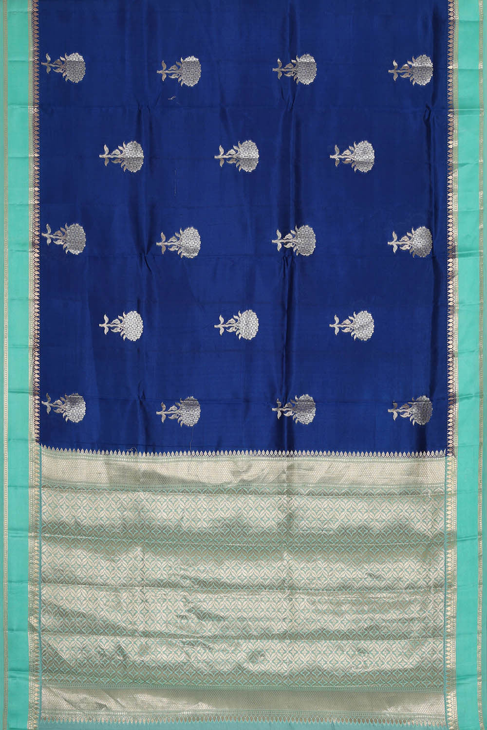 Dark Blue Silk Saree