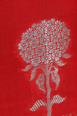 Image of Red Silk Saree