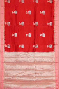 Image of Red Silk Saree