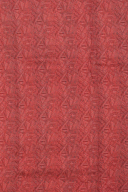 Image of Printed Banarasi Organza Brown Saree