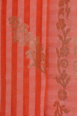 Image of Peach Silk Saree