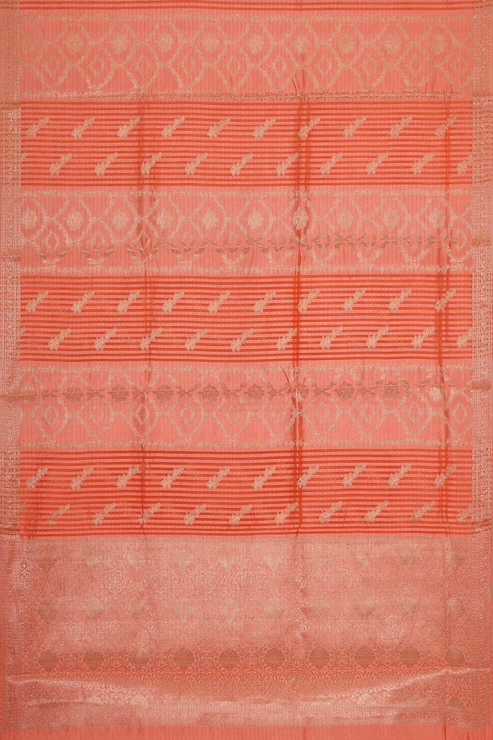 Peach Silk Saree