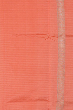 Image of Peach Silk Saree