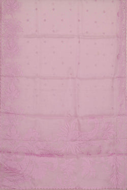 Image of Organza Lavender Pink Saree