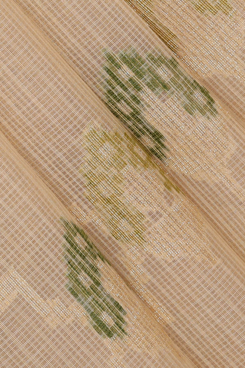 Image of Banarasi Kora Cream Saree