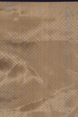 Image of Banarasi Kora Navy Blue Saree