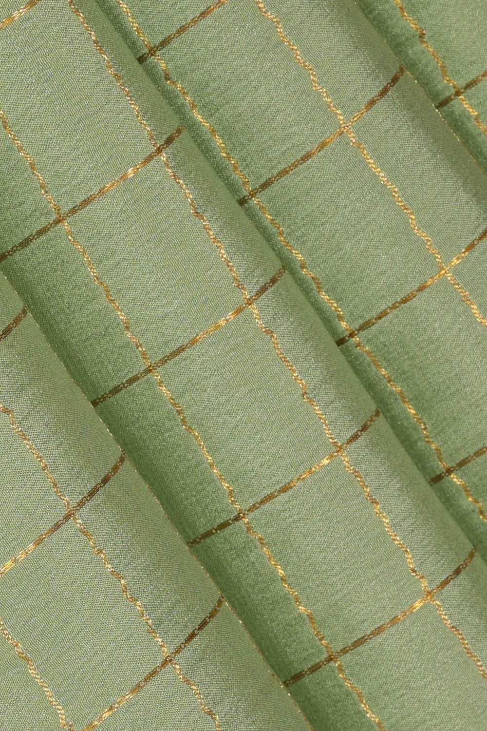 Binny Crepe Pista Green Saree