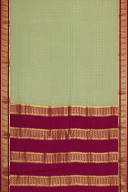 Image of Binny Crepe Pista Green Saree
