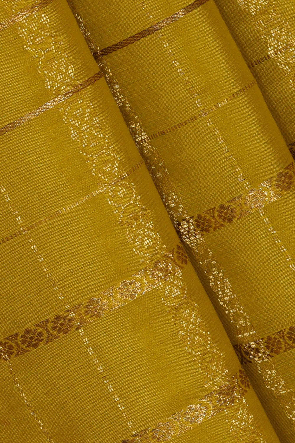 Binny Crepe Dark Yellow Saree