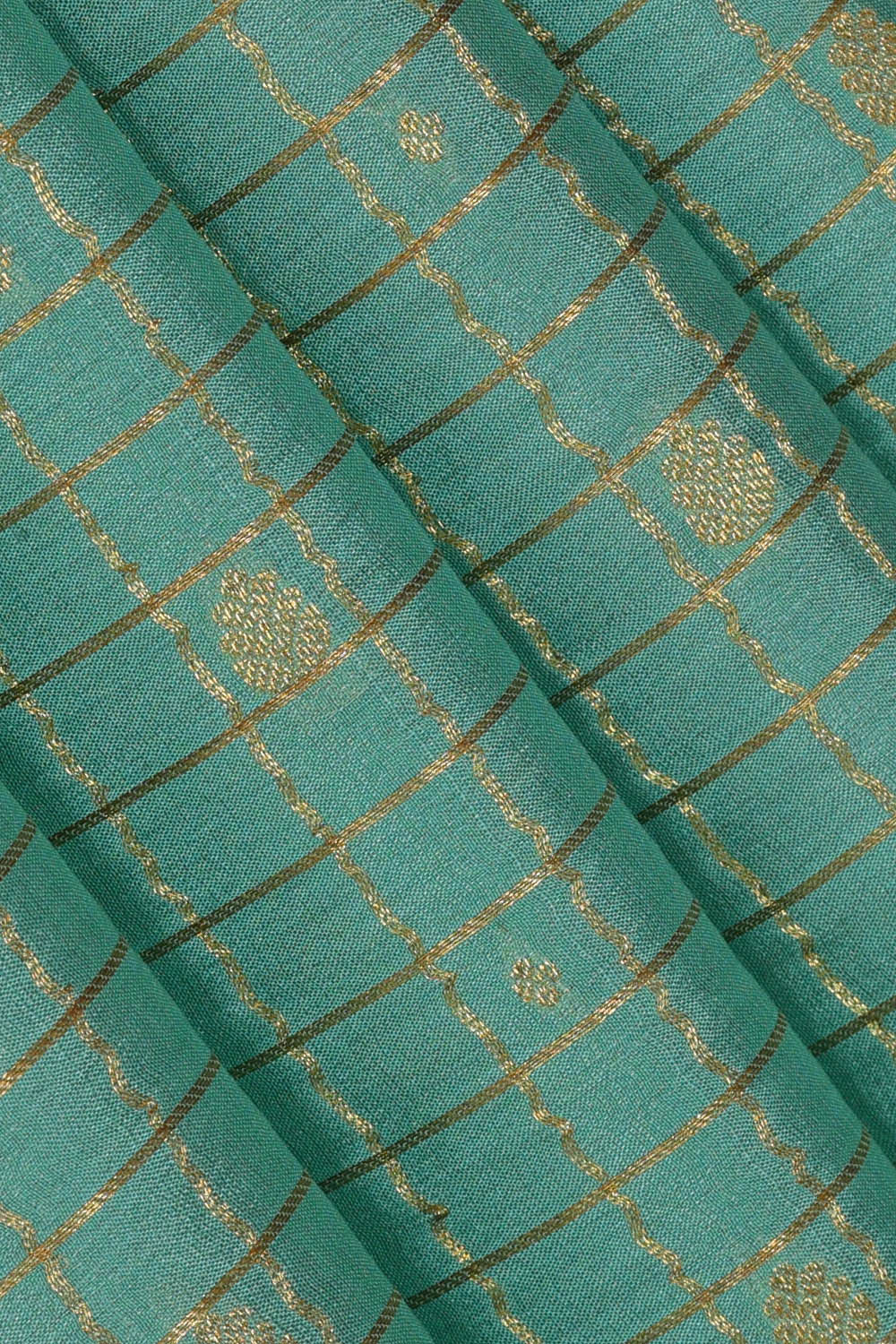 Binny Crepe Sea Blue Saree