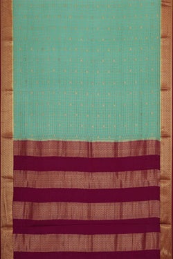 Image of Binny Crepe Sea Blue Saree