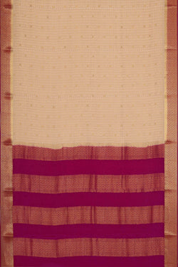 Image of Binny Crepe Cream Saree