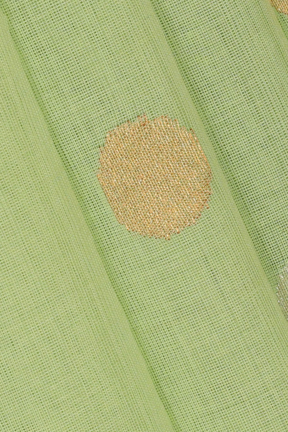 Image of Ponduru Cotton Light Pista Green Saree