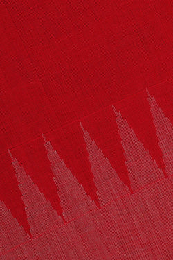Image of Ponduru Silk Red Saree