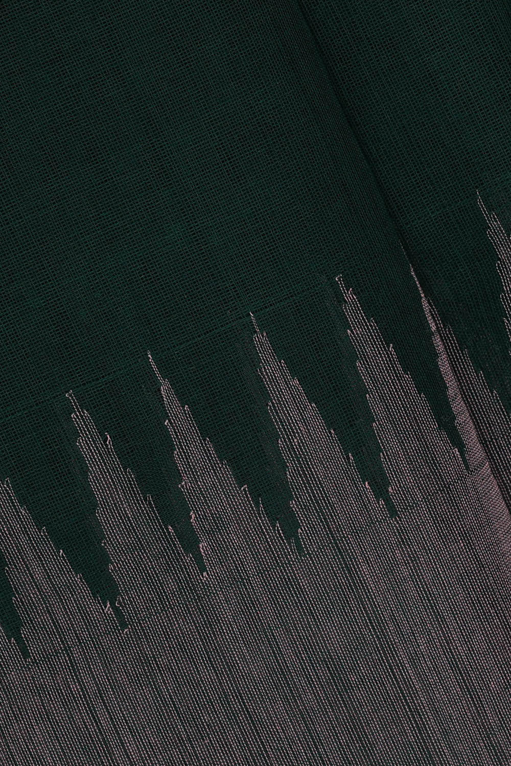 Ponduru Silk Bottle Green Saree