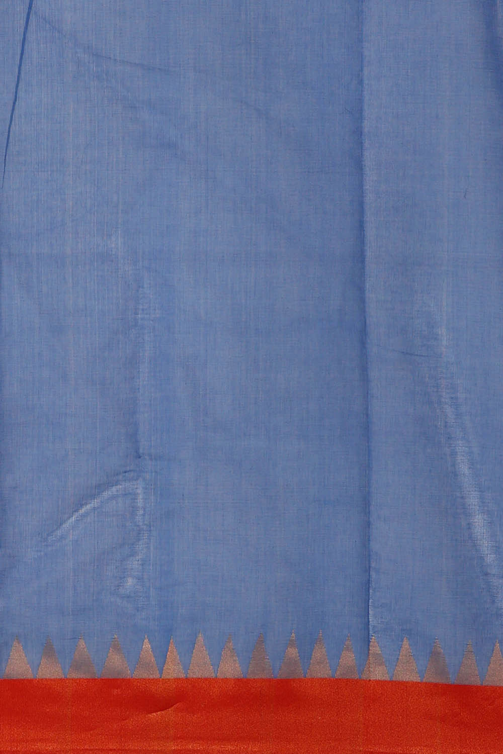 Image of Ponduru cotton Ocean Blue Saree