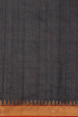 Image of Ponduru Silk Black Saree