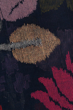 Image of Ponduru Silk Navy Blue Saree
