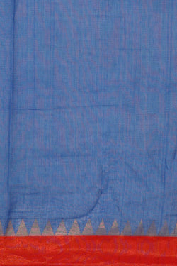 Image of Ponduru Silk Ocean Blue Saree