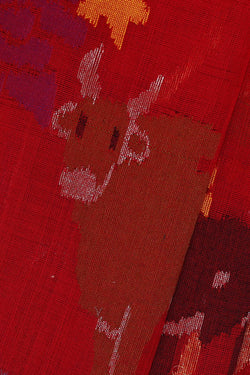 Image of Ponduru Silk Red Saree
