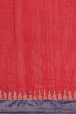 Image of Ponduru Silk Red Saree